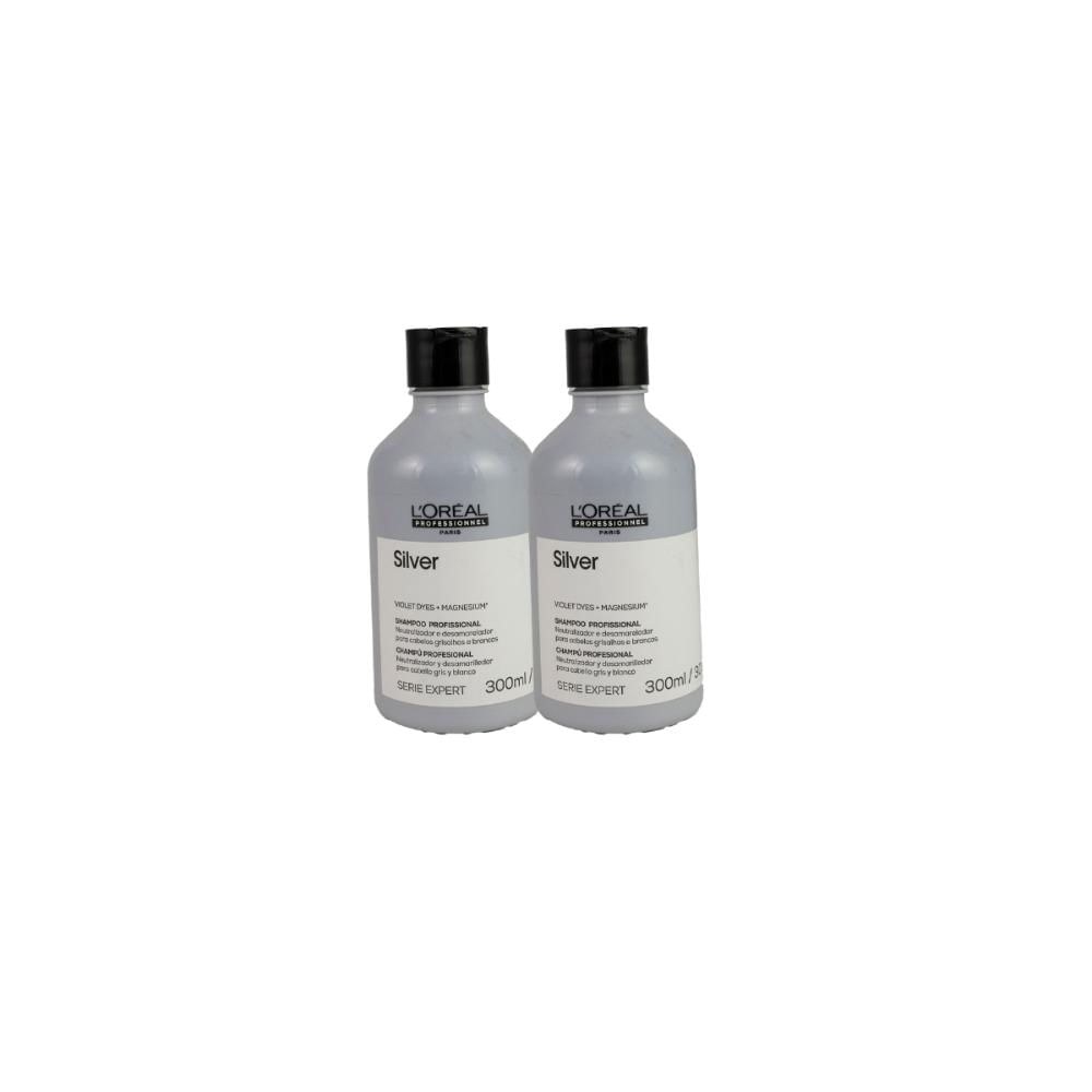 L’Oréal Professionnel Silver - Kit 2 Shampoo 300ml — L'Oréal | Farmácia Resyla